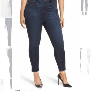 Good American Nordstrom good legs denim jeans high waist ankle skinny 18